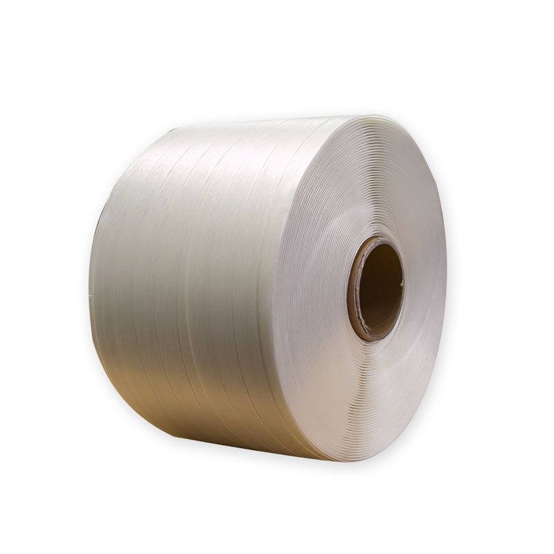 Textil Umreifungsband, natur, 19mm / 600 meter Rolle - Reifest 925kg - 76 mm Kern