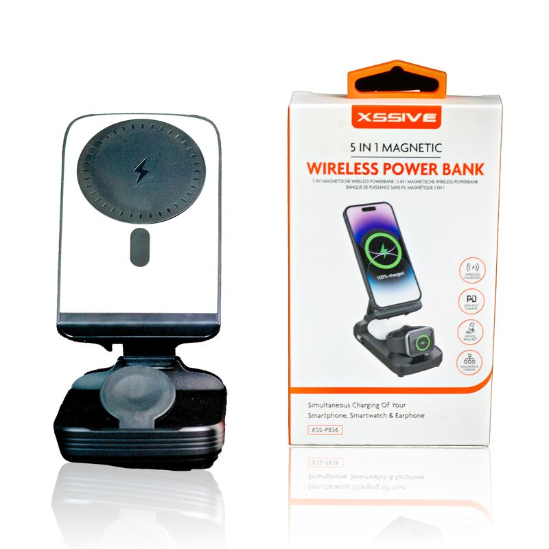 Ladestation Powerbank - Wireless Laden - Kabeloser Ladevorgan